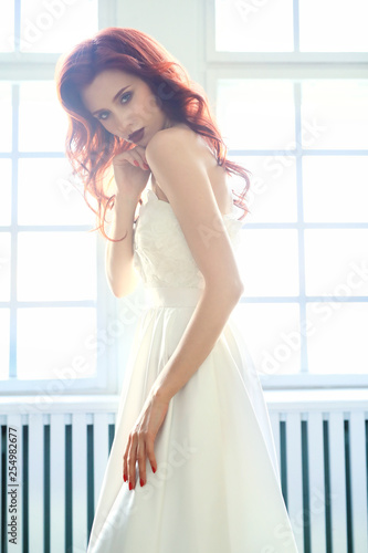 Bride in a wedding dress