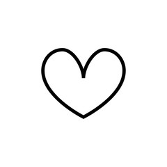 Heart icon. Love sign