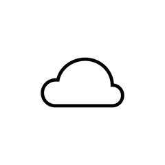 Cloud icon. File sync sign