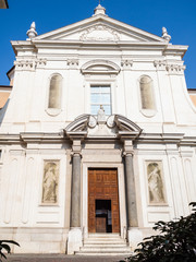 Fototapeta na wymiar view of church Santa Maria della Carita in Brescia