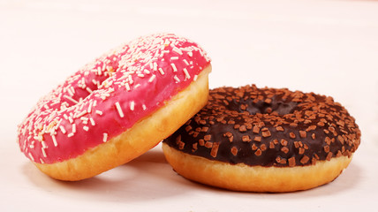 Fresh chocolate donut