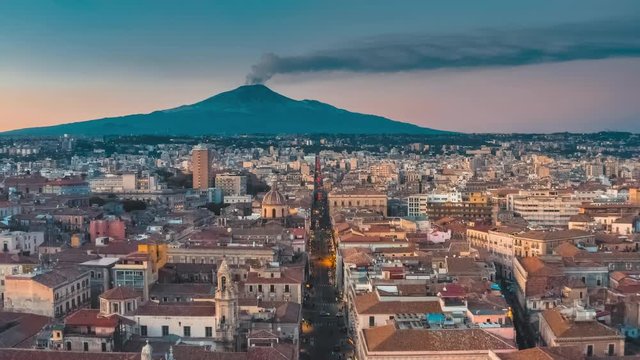 Etna Volcano in Sicily, Italy