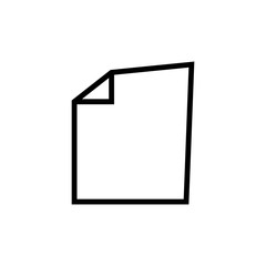 File paper icon. Archive sign