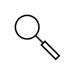 Search icon. Zoom sign