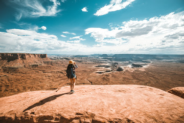 Girl in the desert