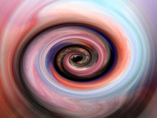 Color abstract background in the form of the twirled spiral
