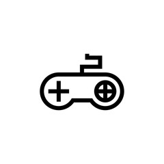 Joystick icon. Game console controller sign
