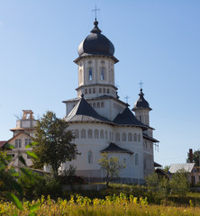Fototapeta na wymiar Old style church of Bogdanesti, Romania