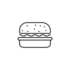 American, hamburger, icon. Modern American USA vector icon - Vector. Can be used for web, mobile and infographic