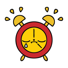 cute cartoon alarm clock