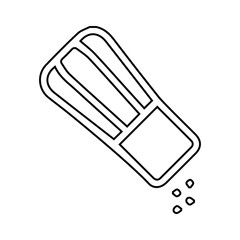 Salt icon. Kitchen sign