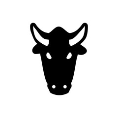 Bull icon. Energy sign