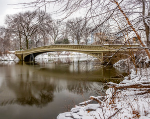 Bow bridge,Central Park, New York Cit