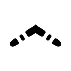Boomerang icon. Sport sign