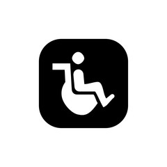 Invalid icon. Human disable sign