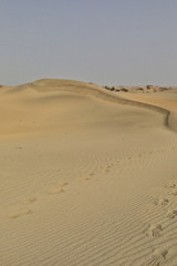 Shifting sand dunes-Takla Makan Desert. Hotan prefecture-Xinjiang Uyghur region-China-0007