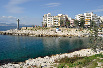 Fototapeta premium Waterfront in Piraeus, Greece