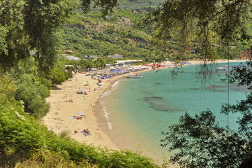 Beach in Lichnos, Greece