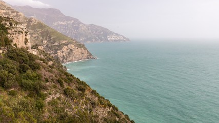 Fototapeta na wymiar Mountains and sea of Italy 