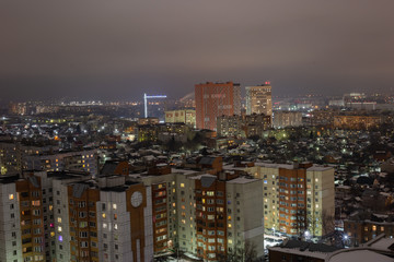 Fototapeta premium view of the night Ryazan