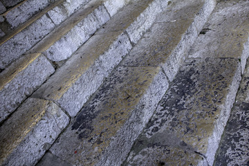 Interior marble stairs
