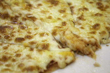 Four cheese pizza