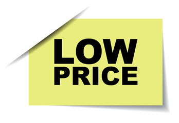yellow vector banner low price