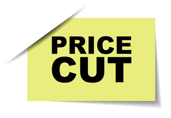 yellow vector banner price cut