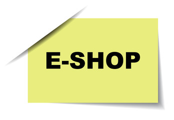 yellow vector banner eshop