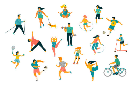 Exercise Cartoon Images – Browse 283,471 Stock Photos, Vectors, and Video |  Adobe Stock