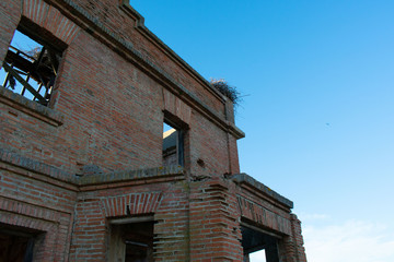 Detalle Estación de tren abandonada