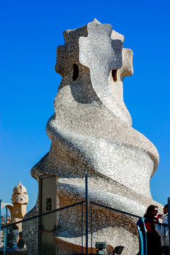 Barcelona. Gaudi Architecture. Year 2001
