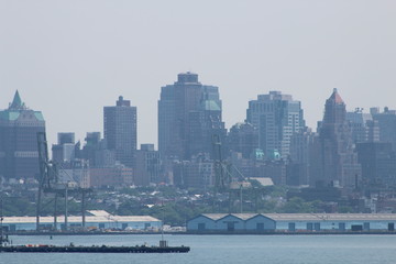 Vistas de New York desde el Rio Hudson