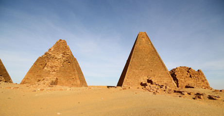  the   antique pyramids of the black pharaohs