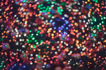 street of city at night