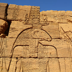  the antique temple of the black pharaohs