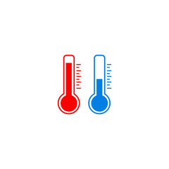 Thermometer icon logo