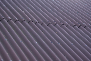 Brown ondulin roof background