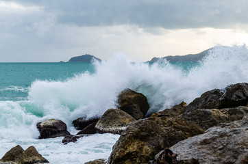 Tramonto su Portovenere