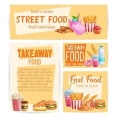 Fast Food banners