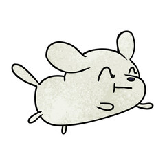textured cartoon kawaii of a cute dog