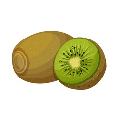 Kiwi icon, cartoon