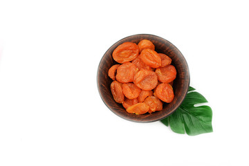 dried apricots in a plate 