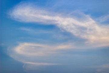 Fototapeta na wymiar sky and cloud at sunset in venezuela