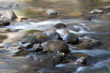 Fototapeta na wymiar River Slow Lense