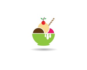 Ice cream vector icon