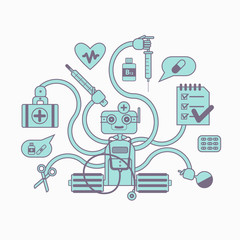 Medical chatbot concept