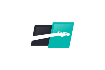 Guitar Logo Inspirations Template