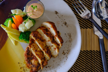 Grilled chicken tender