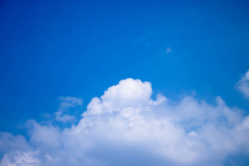 Fototapeta premium Blue sky and white clouds.